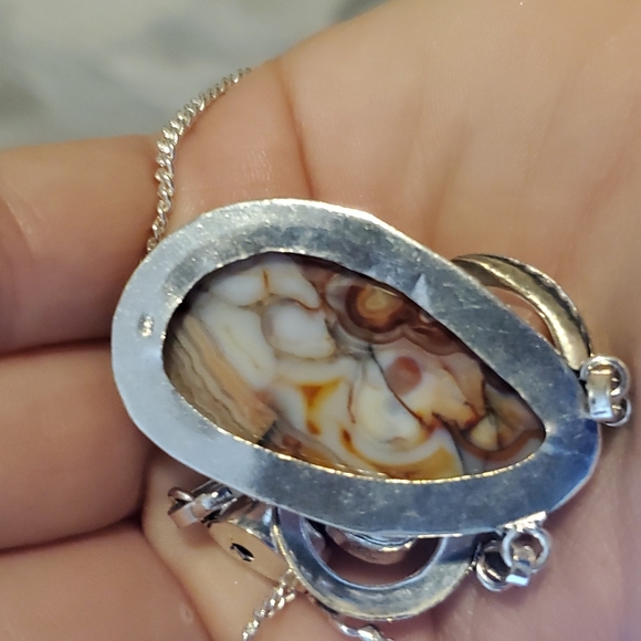 New Mexican Laguna Agate & Red Onyx Jewelry Set - Picture 8 of 10